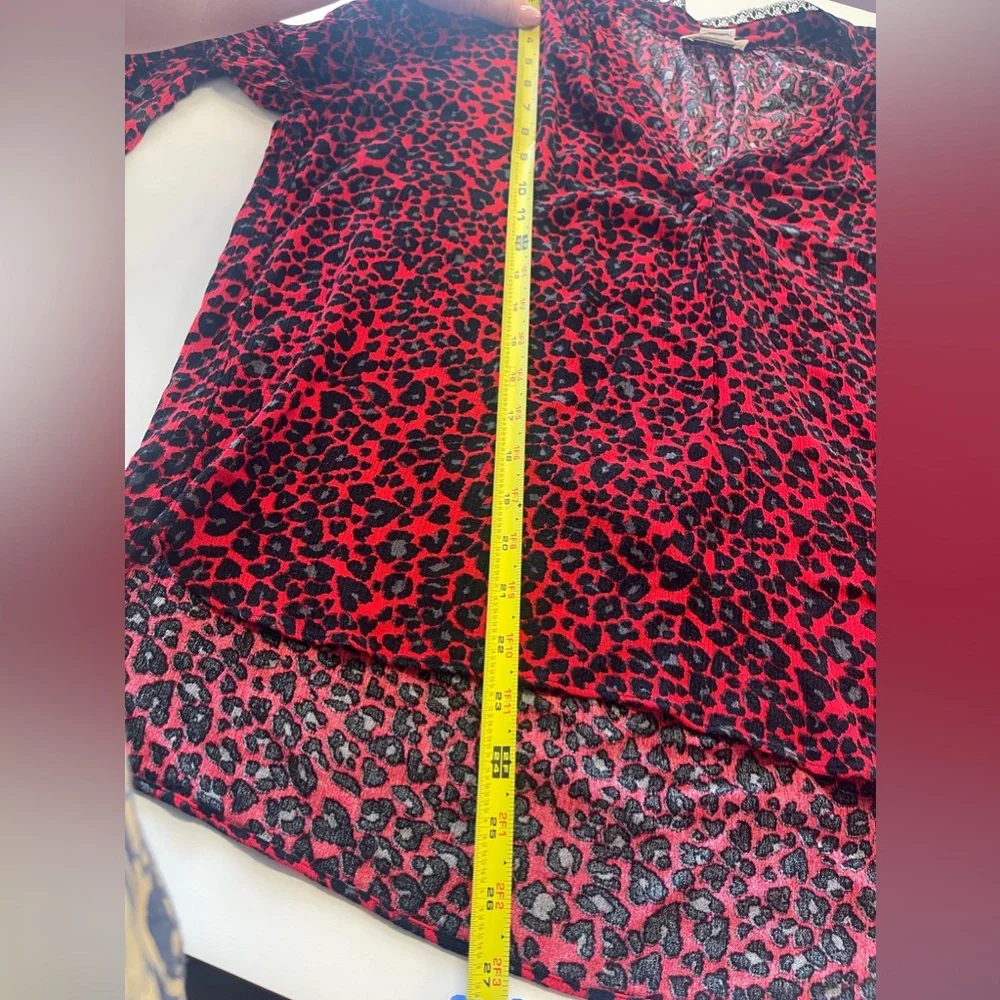 Zadig & Voltaire Tink LEO Leopard Print Tunic Blouse sz MEDIUM - Picture 10 of 10
